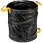 Fiskars - Solid PopUp-Gartensack, 56 Liter (schwarz/orange)