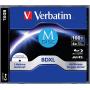 Verbatim - M-DISC BD-R XL 100GB/1-4x Jewelcase (1 Disc) (43833)