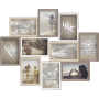 Nielsen Design - Nielsen Collage Mixed Colours 10 10x10x15 Holz Galerie 8999345