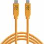 Tether Tools - USB-C zu USB-C 4,60m orange