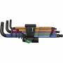 Wera - 950/9 Hex-Plus Multicol 1 SB Winkelschl�sselsatz met BL
