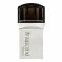 Transcend - JetFlash 890 - USB-Flash-Laufwerk - 128 GB - USB-C 3.1 Gen 1 - Silber (TS128GJF890S)