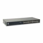 Level One - Level One LevelOne 26-Port Web Smart Gigabit PoE Switch,24 PoE Outputs (GEP-2651)