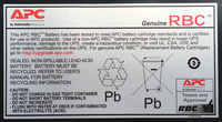 Apc - Ersatzbatterie RBC12