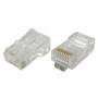Tecline - Modularstecker f�r Flachkabel, ungeschirmt, 8P8C (RJ45), VE: 10 (39908014)