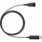 Jabra - Jabra LINK 230 - Headsetadapter - USB - Quick Disconnect - USB Typ A, 4-polig (230-09)