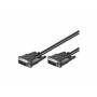 Microconnect - - DVI-Kabel - Single Link - DVI-D (M) zu DVI-D (M) - 2 m - Daumenschrauben - Schwarz