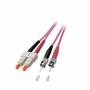 Efb-elektronik - Duplex Jumper SC-ST 50/125�, OM4, LSZH, erika violett, 3.0mm, 5m Hersteller: EFB Elektronik (O0347.5)