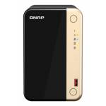 Qnap - QNAP TS-264 - NAS-Server - 2 Sch�chte - SATA 6Gb/s - RAID RAID 0, 1, 5, 6, 10, 50, JBOD, 60 - RAM 8GB - 2,5 Gigabit Etherne