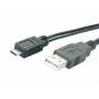 Mediarange - Lade-und Datenkabel USB auf Micro-USB 1,2m sw