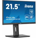 Iiyama - iiyama ProLite XUB2293HS-B6, LED-Monitor - (54.5 cm (21.5 Zoll), schwarz (matt), FullHD, IPS, HDMI, DP, 100Hz Panel) [Energiekla