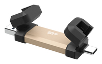 Silicon Power - 250GB USB Stick DS72 Typ A+C 1050/850MB`s Gold
