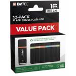 Emtec - USB2.0 K100 16GB P10 10-pack color box retail