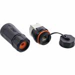 &nbsp;"Inline-Patchkabelbuchse Set RJ45 Cat.6A - wasserdicht IP68 - f�r industrielle Anwendungen - mit Staubkappe (69990R)-InLine-Hardware/Electronic"