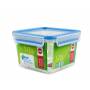 Emsa - CLIP & CLOSE Frischhaltedose 1,75 Liter (transparent/blau, quadratisch)