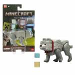 &nbsp;"Minecraft-Minecraft 3 25in Dennis The Wolf Figure With-Mattel-Accessories"