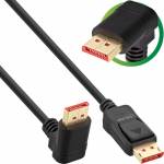 Inline - - DisplayPort-Kabel - DisplayPort (M) zu DisplayPort (M) nach oben gewinkelt - DisplayPort 1,4 - 3,0m - unterst�tzt 8K 60 H