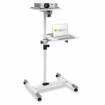 Techly - Flexible Univ. Trolleys f. Notebook/Beamer,85-110cm,w