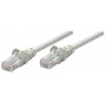 Intellinet - INTELLINET Patchkabel RJ45 U/UTP Cat6 0.50m Hebelschutz grau