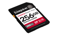 Kingston - Canvas React Plus - Flash-Speicherkarte - 256GB - Video Class V60 / UHS-II U3 / Class10 - SDXC UHS-II (SDR2V6/256GB)