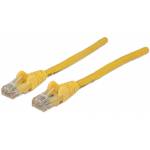 Intellinet - INTELLINET Patchkabel RJ45 U/UTP Cat6 0.50m Hebelschutz gelb