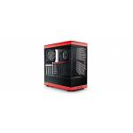 Hyte - Y40 (rot/schwarz, Tempered Glass)