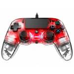 Joypad - Nacon Ps4 Controller Wired Light Red