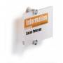Durable - DURABLE T�rschild CrystalSign 148x105 Folieneinlage transp