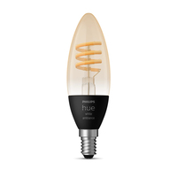 Signify Philips - White Ambiance Filament E14 Kerzenform 350 lm, LED-Lampe