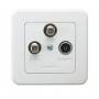 &nbsp;"Schwaiger-Einzeldose zwei SAT-ZF Anschl�sse 2 dB-Schwaiger-Accessories"