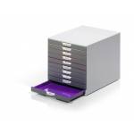 Durable - DURABLE Schubladenbox VARICOLOR 10F�cher Etiketten mehrfbg