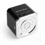 Technaxx - Mini MusicMan Soundstation Schwarz - Portabler Mini-Lautsprecher / Soundstation mit eingebautem MP3-Player - Schwarz (3527)