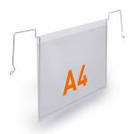 Durable Drahtb�geltasche A4 Quer Pp 50 Stk - DURABLE Drahtb�geltasche A4 quer PP 50 stk