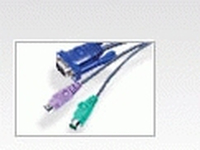 Aten - DIGITUS Octopus - Tastatur- / Video- / Maus- (KVM-) Kabel - SPDB, 15-polig (M) - PS/2, 6-polig, HD-15 (M) - 3 m (2L-5203P) [DE-Version, German Keyboard]