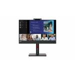 Lenovo - 61cm/24 (1920x1080) Lenovo ThinkVision T24v-30 16:9 FHD IPS 75Hz 4ms HDMI VGA DP Speaker Webcam Black