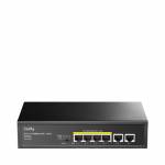 Cudy - FS1006P Netzwerk-Switch Fast Ethernet (10/100) Power over Ethernet (PoE) Schwarz (FS1006P)