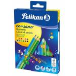 Pelikan - Dreikant-Buntstifte combino, 12er Kartonetui L�nge: 175 mm, Minenst�rke: 4,0 mm, dicker Schaft, - 1 St�ck (811194