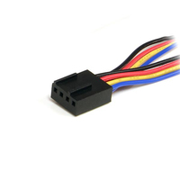 Startech - Startech 12 Inch 4 Pin Fan Power Splitter Cable - F/m