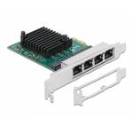 &nbsp;"Delock-- Netzwerkadapter - PCIe 2,0 Low-Profile - Gigabit Ethernet x 4 (89025)-Delock-Hardware/Electronic"