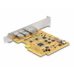 &nbsp;"Delock-PCIe x4 Karte zu 1x ext. USB-C 10 Gbit/s B. + 1x extern USB-C DP Alt Mode-Delock-Hardware/Electronic"
