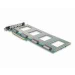 &nbsp;"Delock-PCI Express 4.0 x16 Karte zu 4 x intern U.2 NVMe SFF-8639 - Bifurcation (LxB: 288 x 122 mm) (90169)-Delock-Hardware/Electronic"