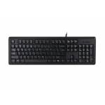 A4-tech - A4Tech KR-92 Tastatur USB QWERTY Englisch Schwarz (A4TKLA46007) [EN-Version, English Keyboard]